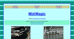 Desktop Screenshot of midimagic.sgc-hosting.com
